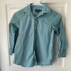 Boys vineyard vines plaid button down